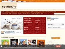 Tablet Screenshot of kepeslapok.co